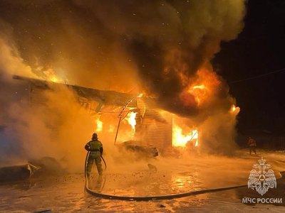 Замкнуло проводку: в Подсинем сгорел жилой дом 