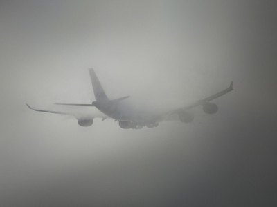 Туман не пустил самолет из Москвы в абаканский аэропорт 