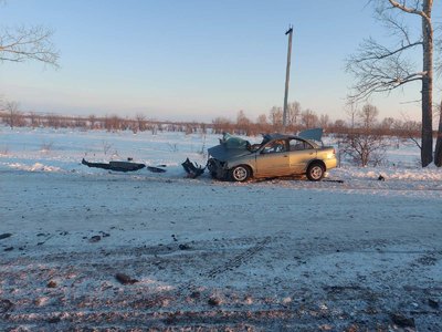На Аскизском тракте насмерть разбился 23-летний водитель 