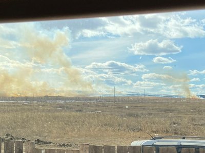 В понедельник в Хакасии трижды полыхала степь 