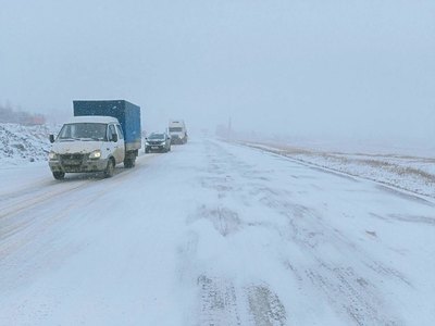 Из-за погоды на автодороге Абакан - Красноярск ограничено движение