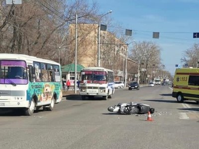 В ДТП на Ленкома-Пушкина погиб мотоциклист 