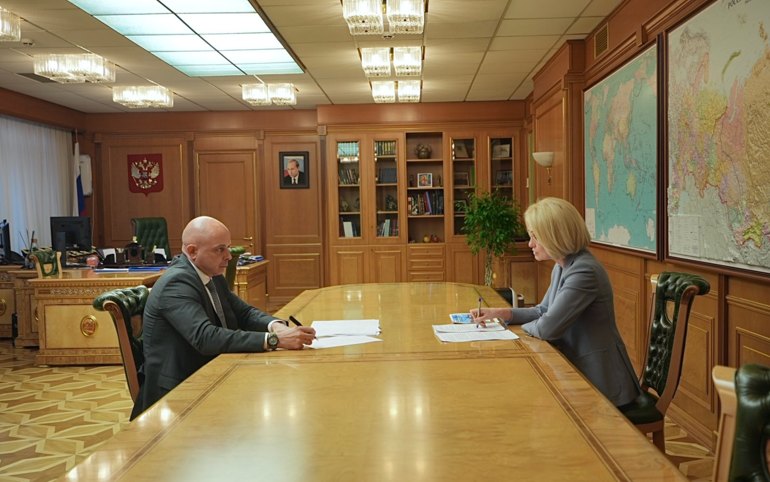 Абрамченко и Сокол наметили планы по улучшению экологии Хакасии 