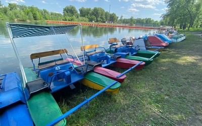 Купальный сезон в Хакасии закрыт. Но покататься на катамаранах еще можно 