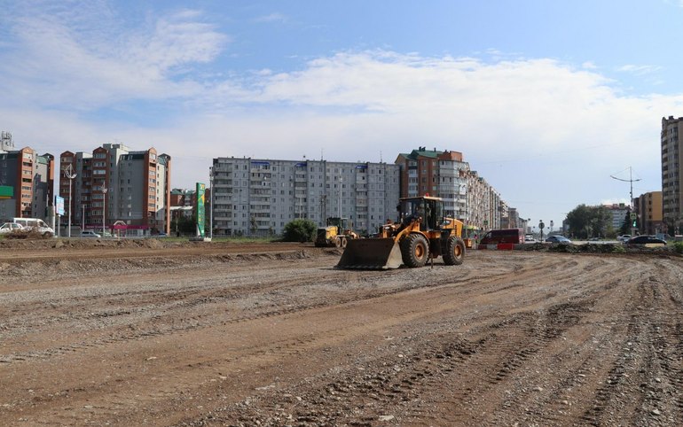 В Арбане готово земляное полотно проезжей части