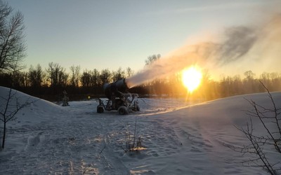 Лыжню готовят в абаканской зоне отдыха