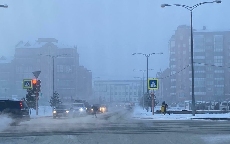 Черное небо продлили еще на сутки в Абакане и Черногорске 