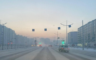 Черное небо снова над Абаканом и Черногорском 