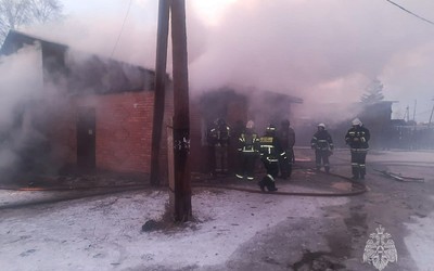 34 пожара потушили в Хакасии за новогодние праздники. Погибли трое 