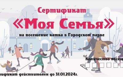 Многодетные семьи Черногорска могут посещать каток бесплатно 