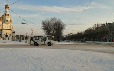 На новый маршрут 17а в Абакане вышли автобусы 