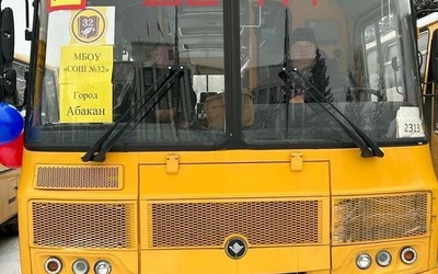 Автобус закрепили за школой № 32 в Абакане. Он поедет с 25 января 