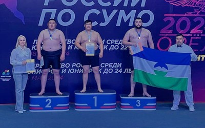 Сумоист из Хакасии завоевал три медали первенства России 