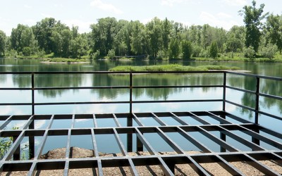 Третий пирс в абаканском парке культуры напоминает смотровую площадку