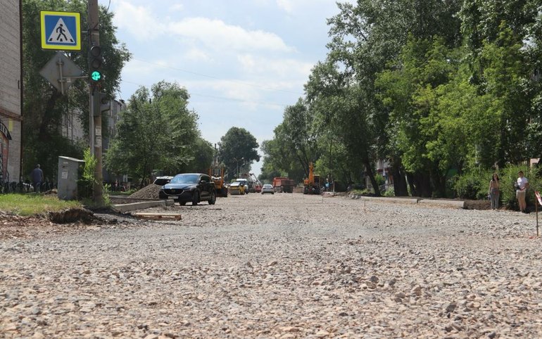 Перекресток Пирятинская-Ломоносова в Абакане перекроют по полосам