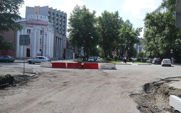 Второй участок проспекта Ленина закрывают в Абакане в эту субботу 