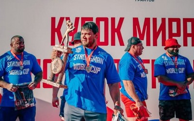 Петр Мартыненко из Хакасии – бронзовый призёр Кубка мира по стронгмену