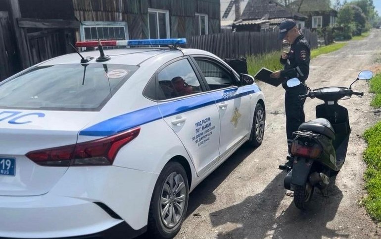 Больше 200 байкеров-нарушителей за неделю поймали в Хакасии