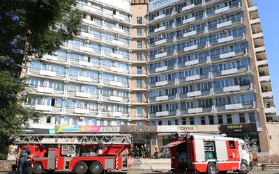 Учения по реальному происшествию провели в гостинице «Дружба»