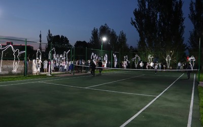 Теннисный корт появился в Аскизе 