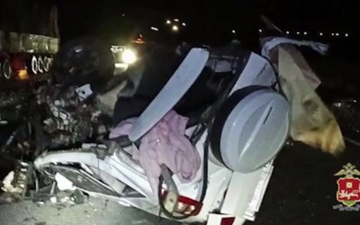 Женщина погибла в ДТП недалеко от Пригорска. Иномарка въехала в КАМАЗ