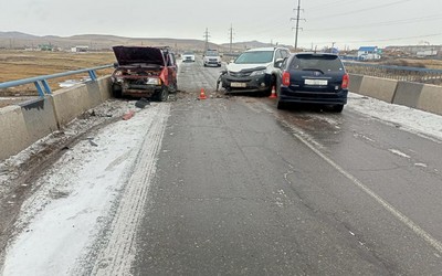 В Аскизском районе водитель «девятки» спровоцировал тройное ДТП и скрылся 