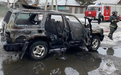За выходные в Хакасии дважды горели машины. Всего в сводке 11 пожаров