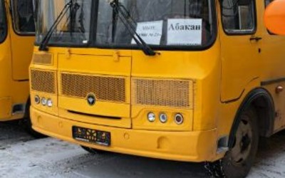 По 4 рейса в день будет делать новый автобус в школе №23 в Красном Абакане 