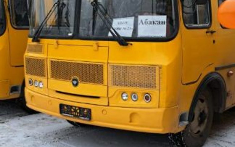 По 4 рейса в день будет делать новый автобус в школе №23 в Красном Абакане 