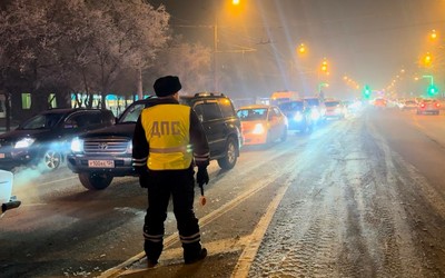 Госавтоинспекция отслеживает в Абакане пьяных водителей