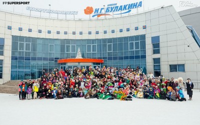 Около 300 человек бежали в Абаканской зоне отдыха 1 января
