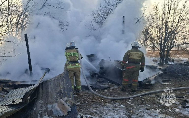 Бараны, ягнята и полсотни куриц погибли в пожаре в Хакасии из-за обогревателя