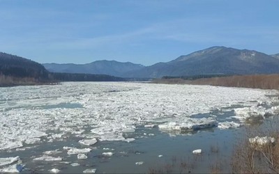 Ледоход в районе Абазы может пойти уже к выходным