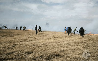 79 пожаров за выходные произошло в Хакасии