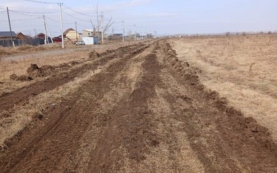 У СНТ «Весна» в Усть-Абаканском районе сделали опашку