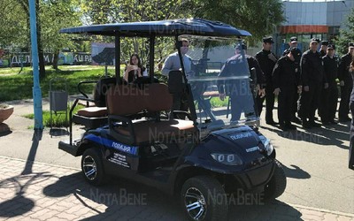 Полиция будет патрулировать зону отдыха на гольфкаре