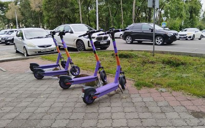 Электросамокаты в Абакане коммерсанты ставят самовольно