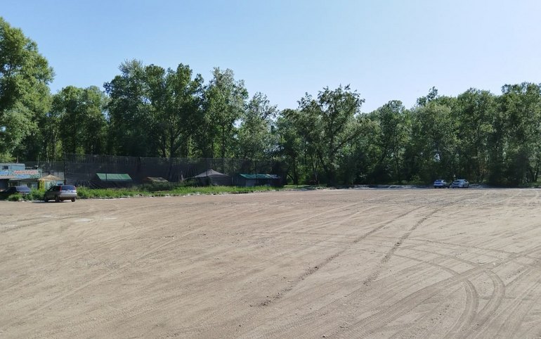 Новые парковки в абаканской зоне отдыха почти готовы