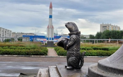 Суслик-космонавт появился в Красноярске