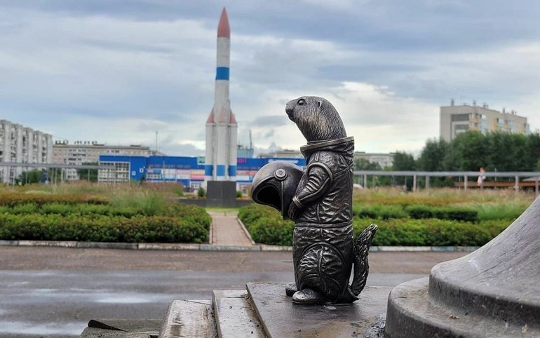 Суслик-космонавт появился в Красноярске