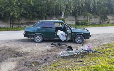 В Абазе бесправник сбил велосипедиста