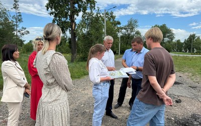 Исторический вход в городской парк восстанавливают в Черногорске