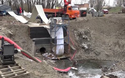 До конца недели завершится ремонт сбросных водоводов