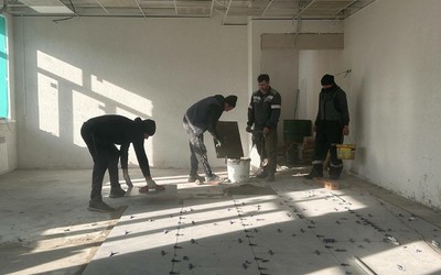 В Черногорске продолжается капитальный ремонт школы № 16