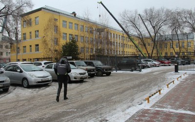 Фасад абаканской школы №1 готов