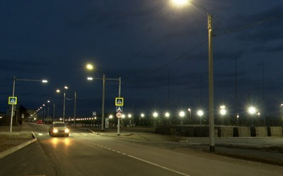 Новое освещение запустили на Пирятинской