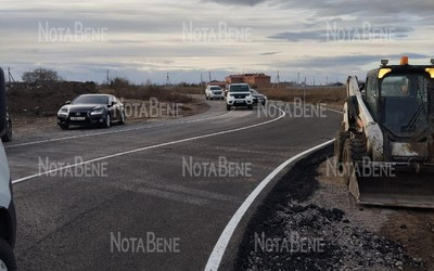 Улица Белых облаков в Калинино почти готова