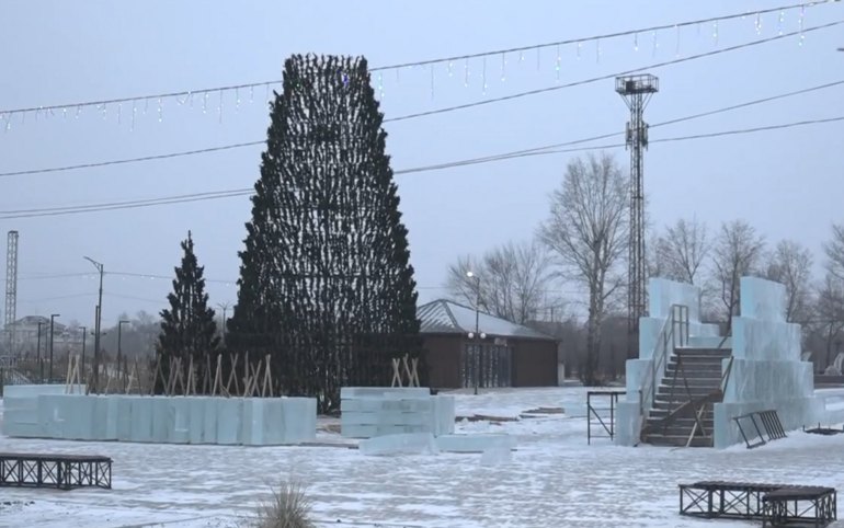 Открытие городской Елки в Черногорске - 20 декабря