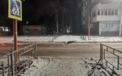 64-летнюю женщину, сбитую на «зебре» в Абакане, госпитализировали с переломами