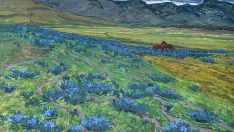 Окультуриваемся на выставке живописи в Детской художественной школе им. Каратанова